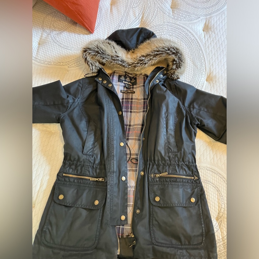 Barbour Wax Jacket with Hood